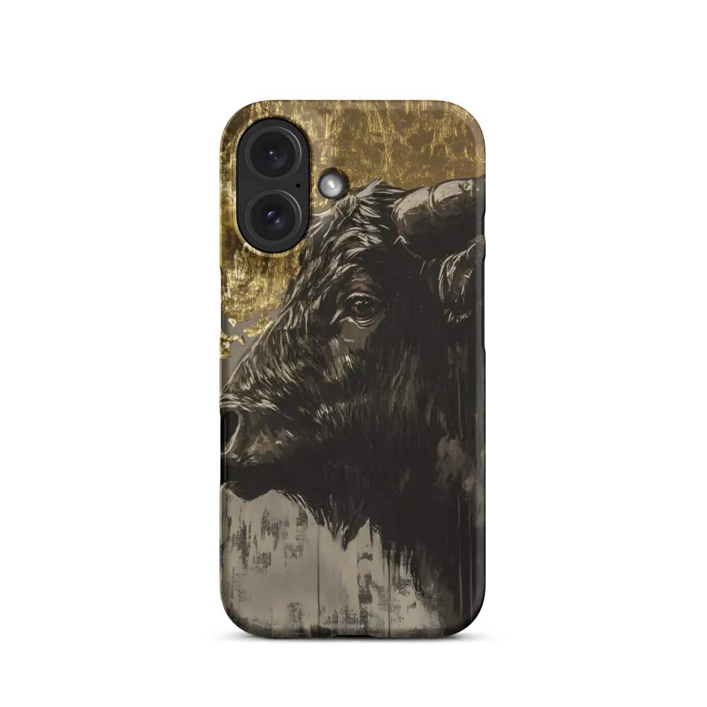 Majestic Bull Against the Golden Horizon