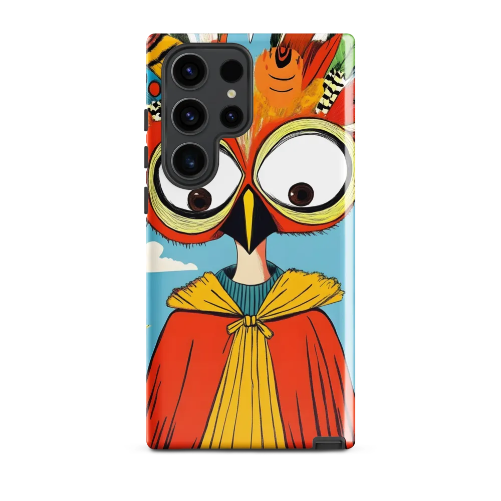 A Whimsical Encounter: The Owl-Human Fusion