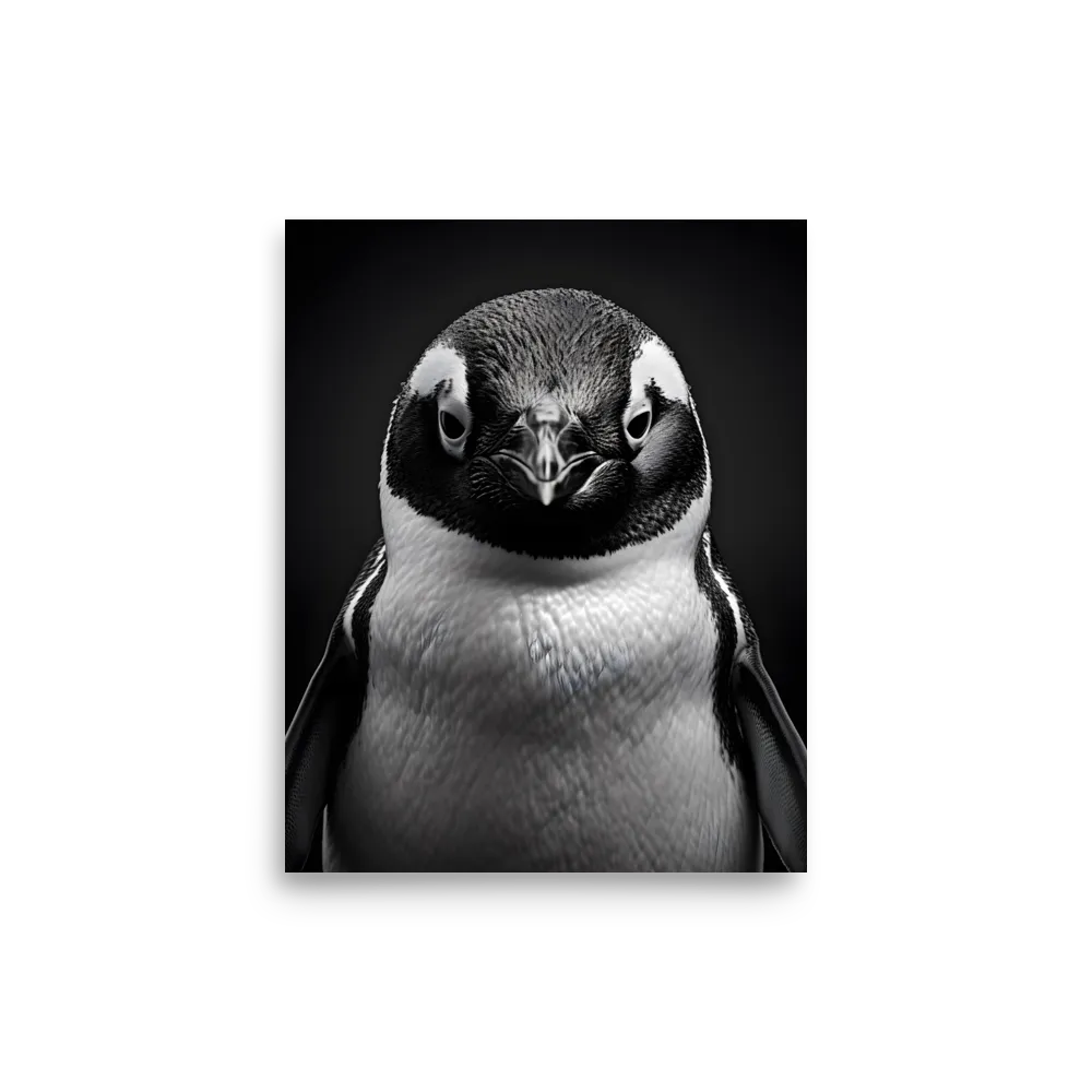Majestic Penguin Portrait | Poster | 8″×10″