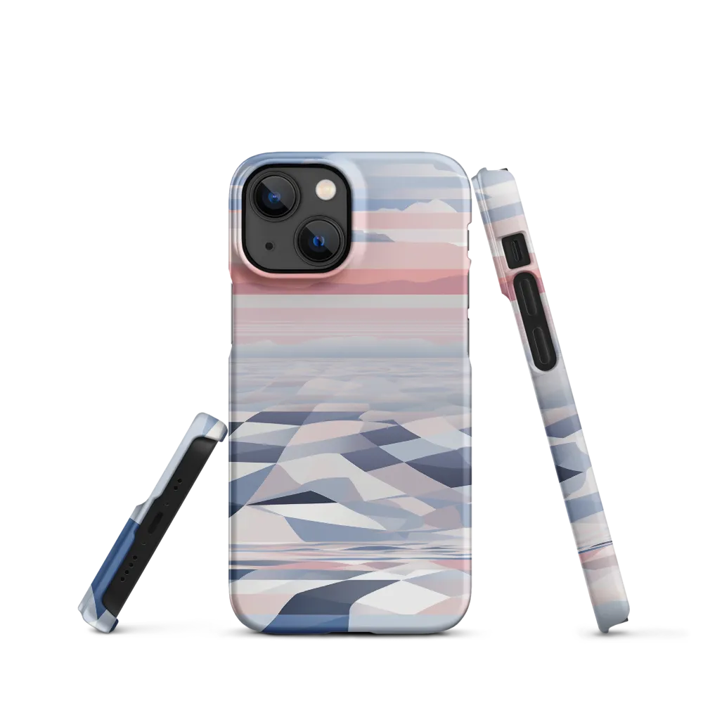 Serenity in Abstraction | Phone Case |  13 Mini | Snap Case | Matte