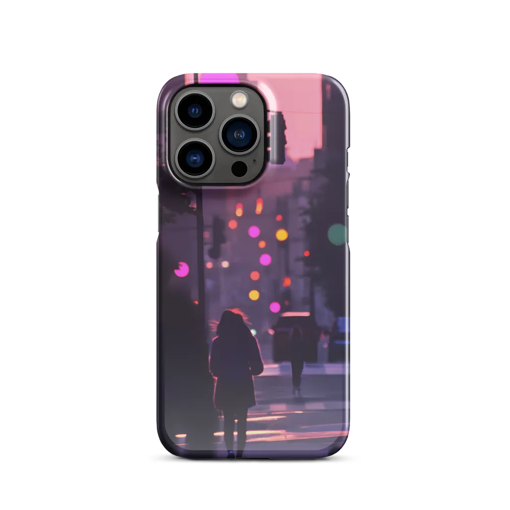 City Silhouettes at Dusk | Phone Case |  13 Pro | Snap Case | Glossy