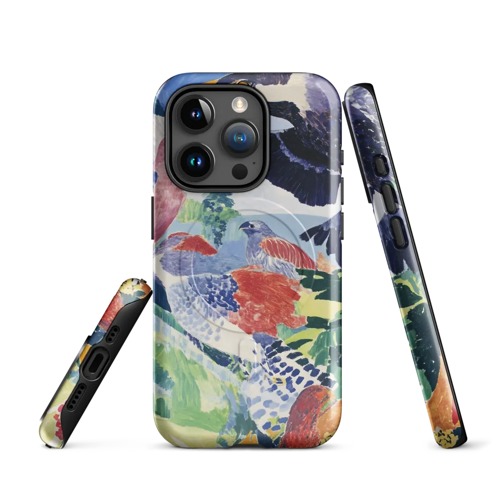 Symphony of Birds | Phone Case |  15 Pro | MagSafe® Tough Case | Glossy