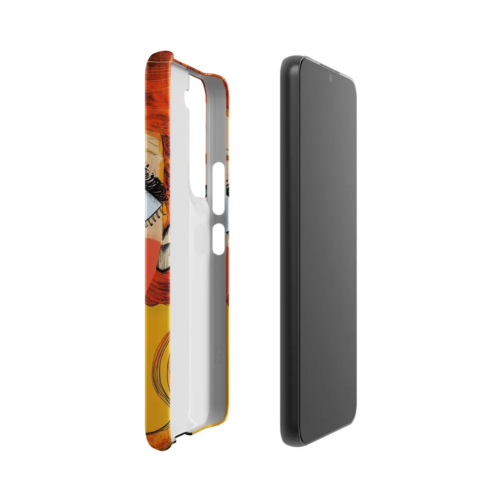 Whimsical Portrait of a Girl | Phone Case |  S22 | Snap Case | Matte