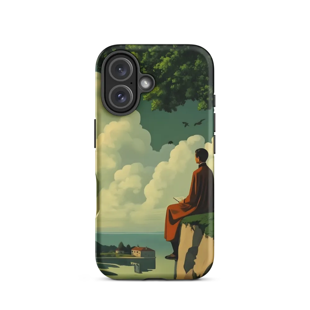 Meditation at the Edge of Serenity | Phone Case |  16 | Tough Case | Matte