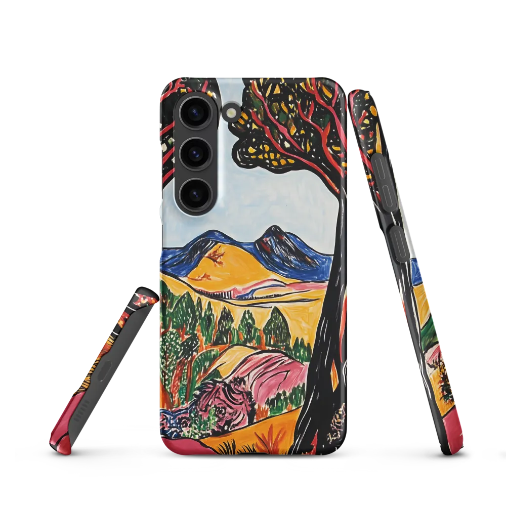 Vibrant Nature's Embrace | Phone Case |  S23 | Snap Case | Matte