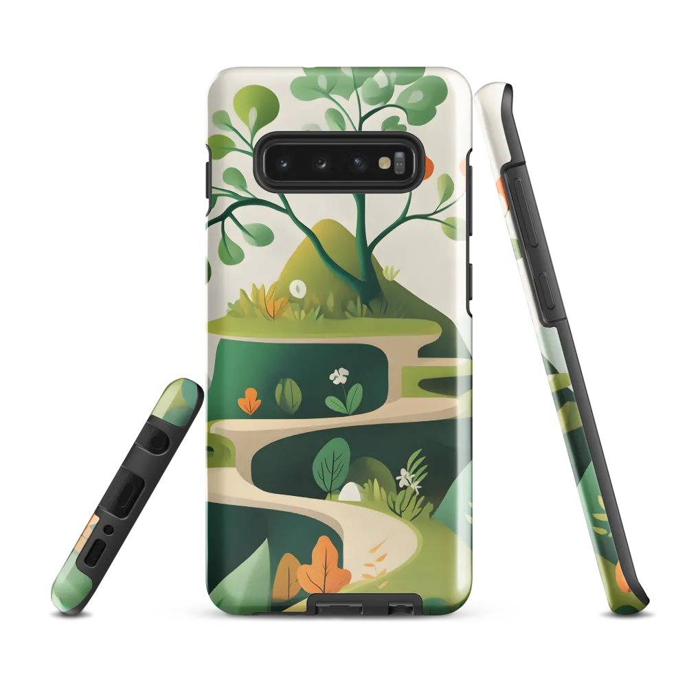 Whimsical Greenery | Phone Case |  S10 Plus | Tough Case | Glossy