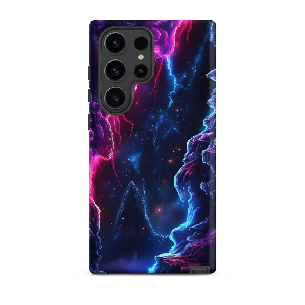 Neon Rift Between Stars