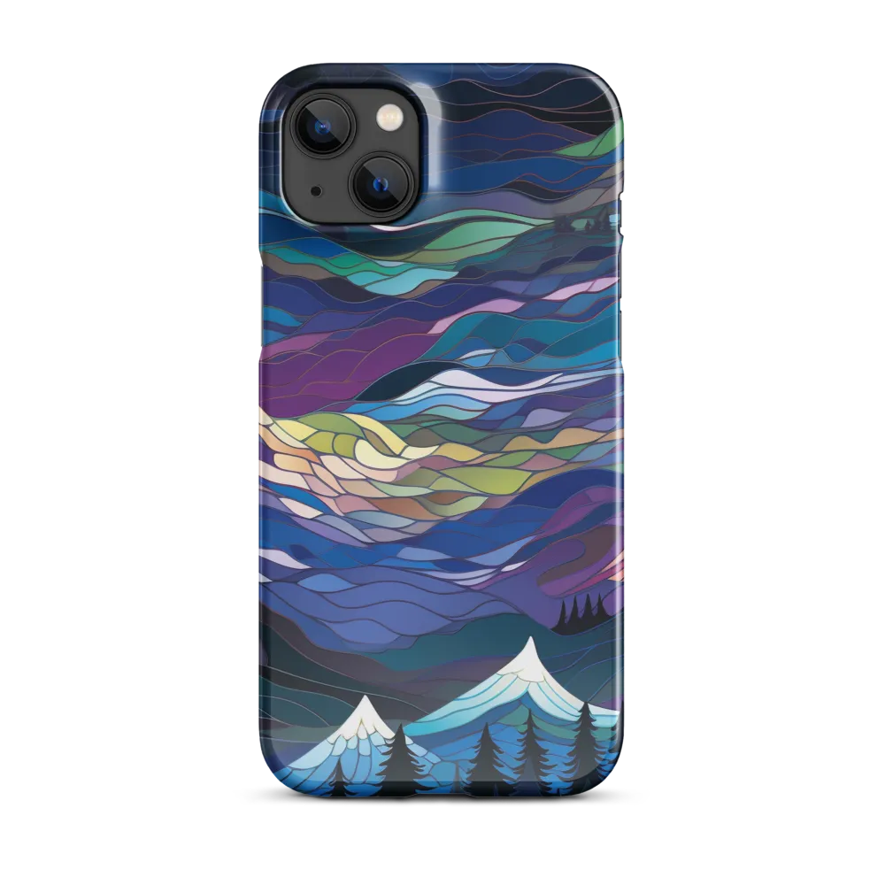 Twilight Peaks: An Abstract Mountain Landscape
