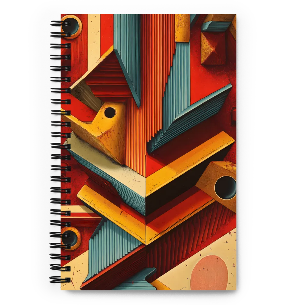 Geometric Harmony | Spiral Notebook