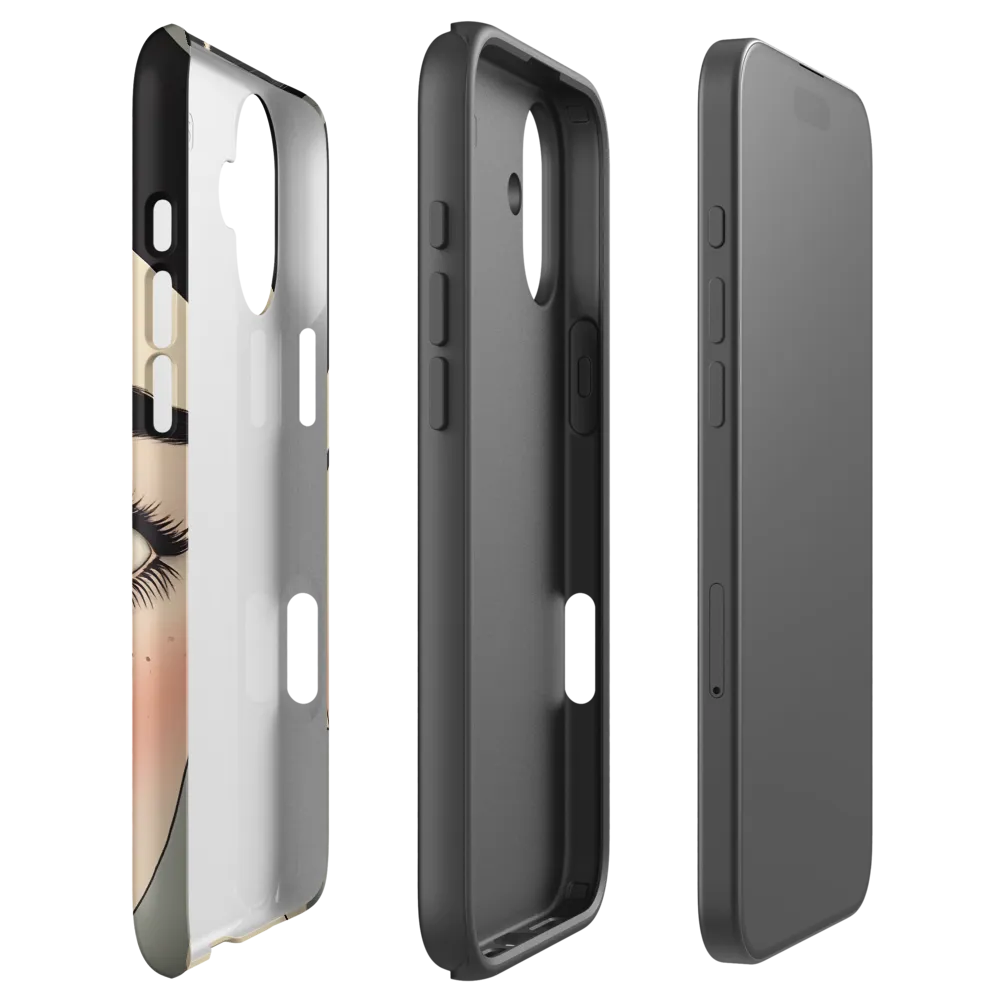 Serenity Captured: A Modern Portrait | Phone Case |  16 Plus | Tough Case | Matte
