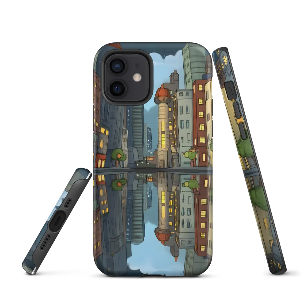 Reflections of a Serene City | Phone Case |  12 | Tough Case | Matte