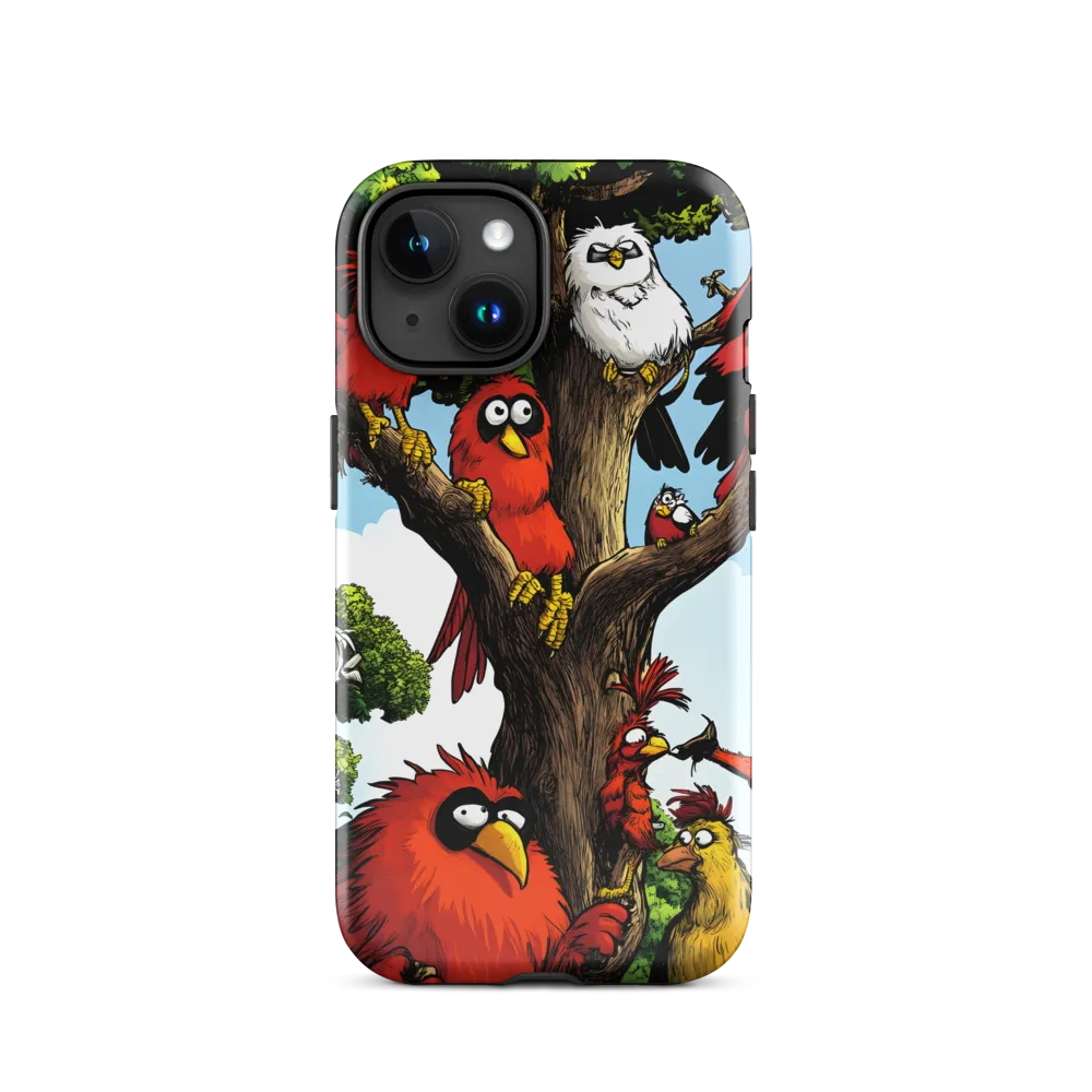 Whimsical Avian Gathering