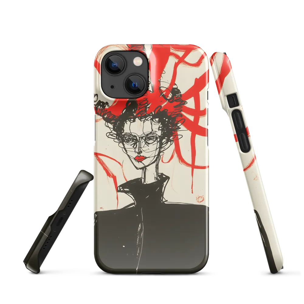 Dramatic Elegance in Red and Black