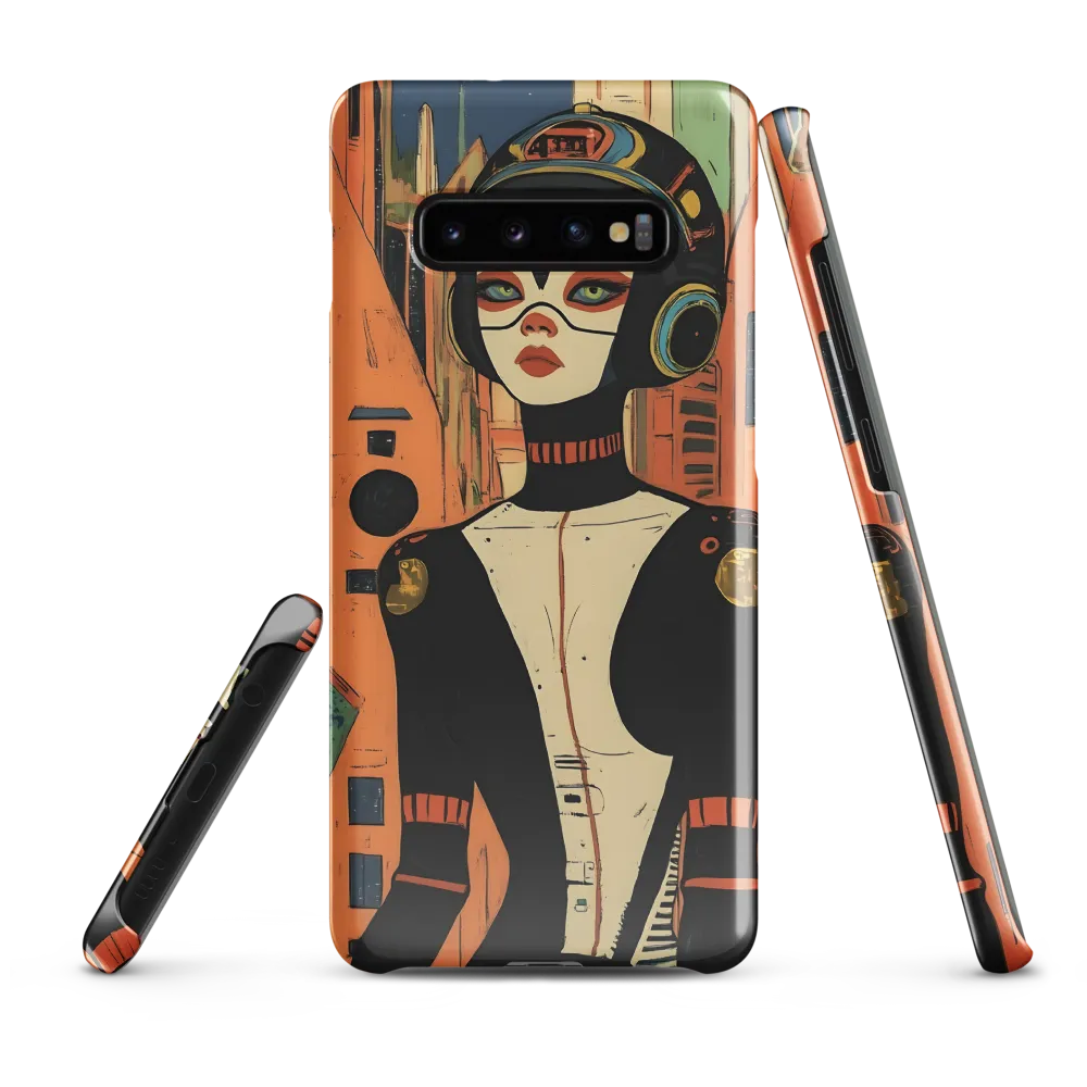 Futuristic Portrait of a Woman | Phone Case |  S10 Plus | Snap Case | Glossy