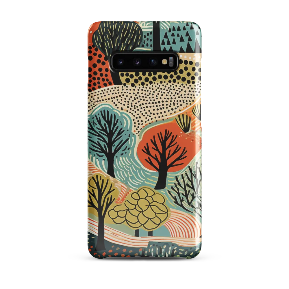 Whimsical Forest Patterns | Phone Case |  S10 Plus | Snap Case | Glossy