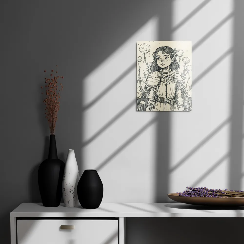 A Young Guardian of Nature | Metal Print | 11″×14″