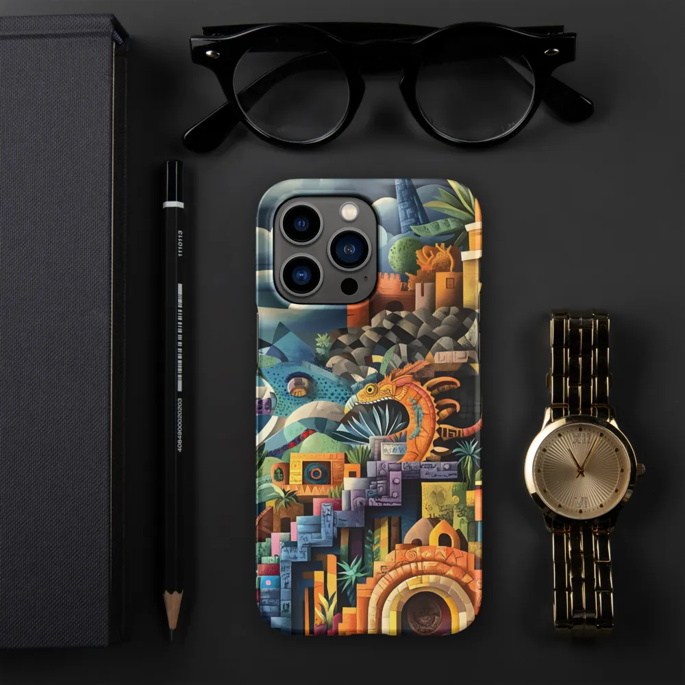 Embrace of the Mythical Landscape | Phone Case |  14 Pro Max | Snap Case | Matte