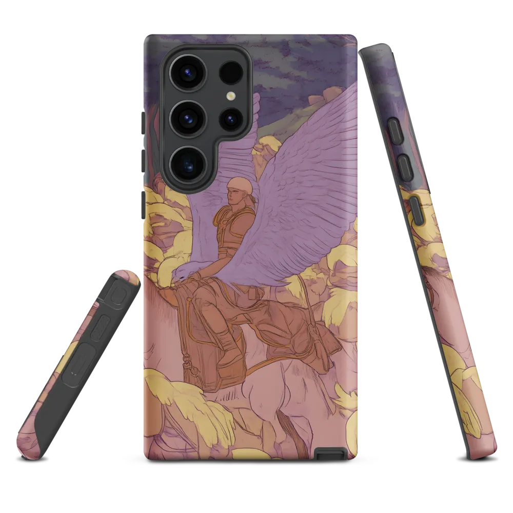 The Winged Guardian | Phone Case |  S23 Ultra | Tough Case | Matte
