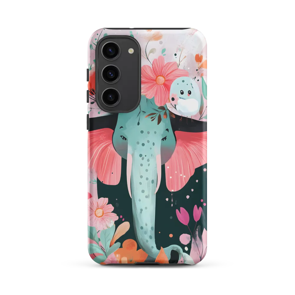 Whimsical Elephant in Bloom