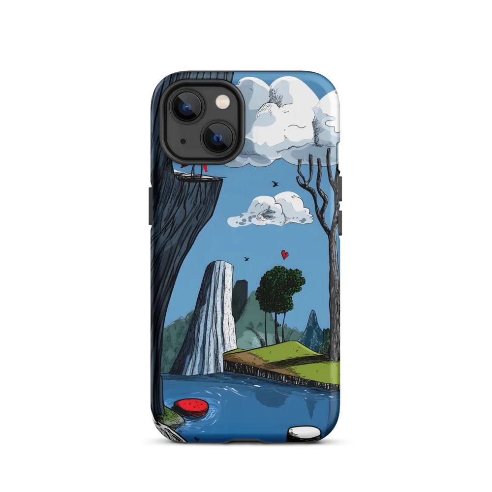 Whimsical Cliffside Reflections