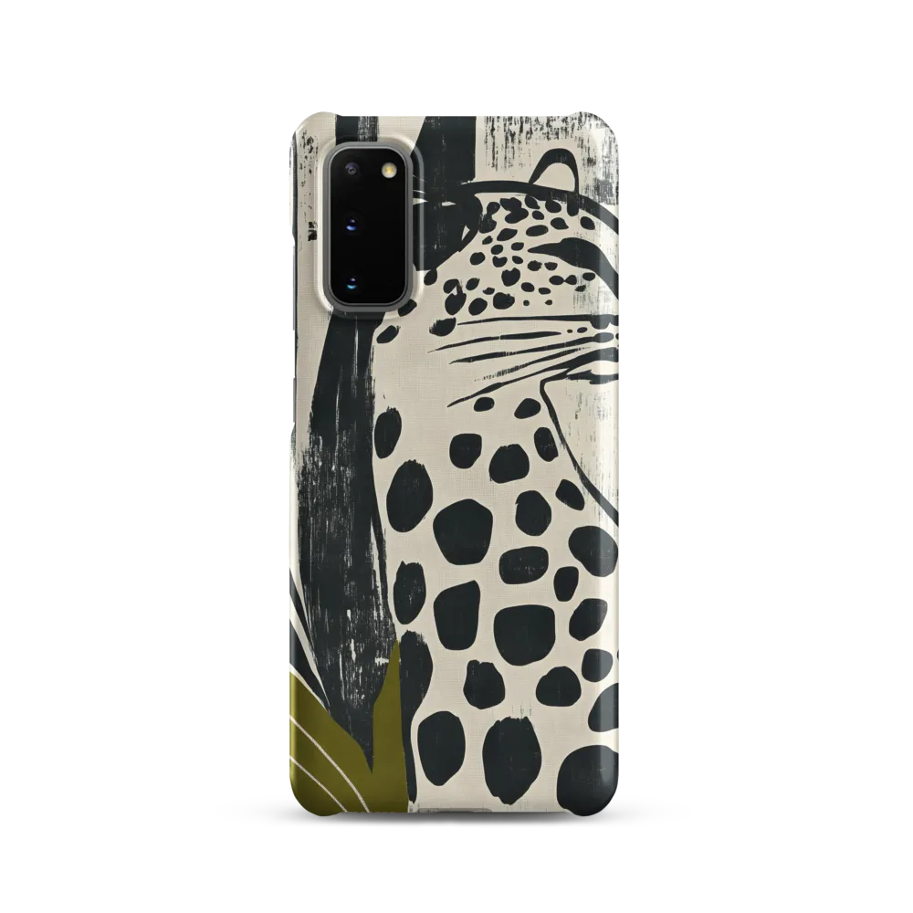 Leopard in Silhouette: A Modern Appeal | Phone Case |  S20 | Snap Case | Matte