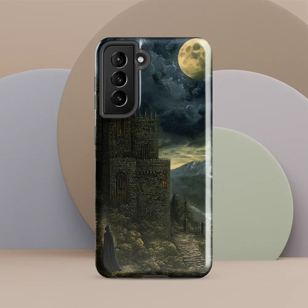 Whispers of the Moonlit Castle | Phone Case |  S21 | Tough Case | Glossy