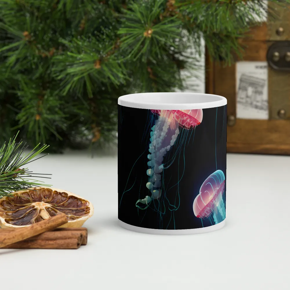 Ethereal Dance of Jellyfish | Mugs | Multiple Sizes & Colors