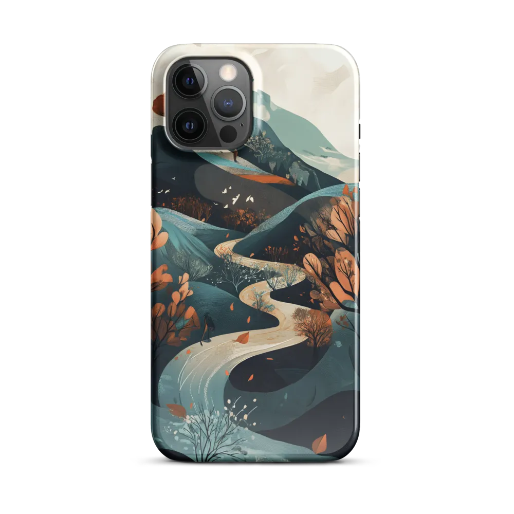 Whispers of Autumn: A Serene Journey | Phone Case |  12 Pro Max | Snap Case | Glossy