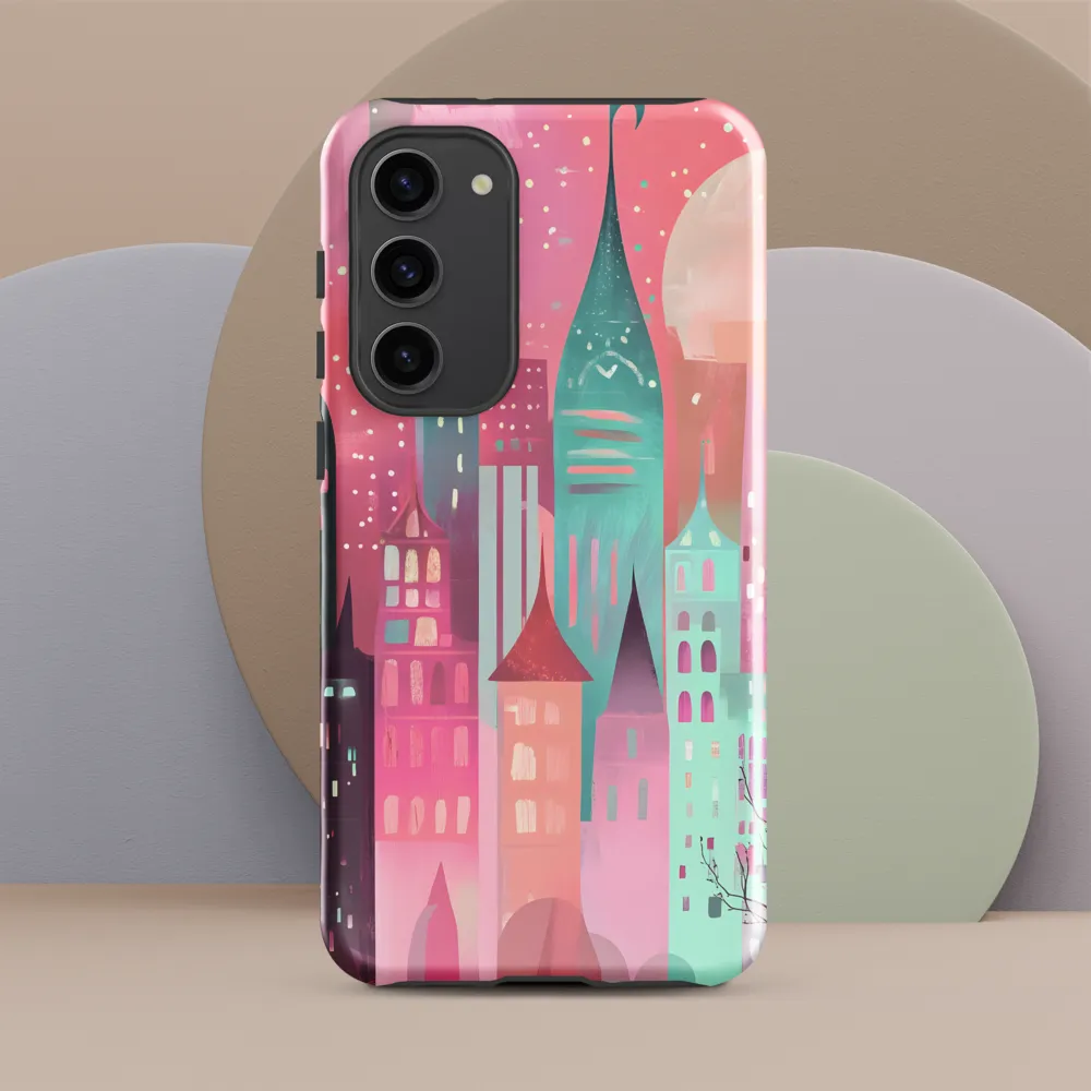 Whimsical City at Dusk