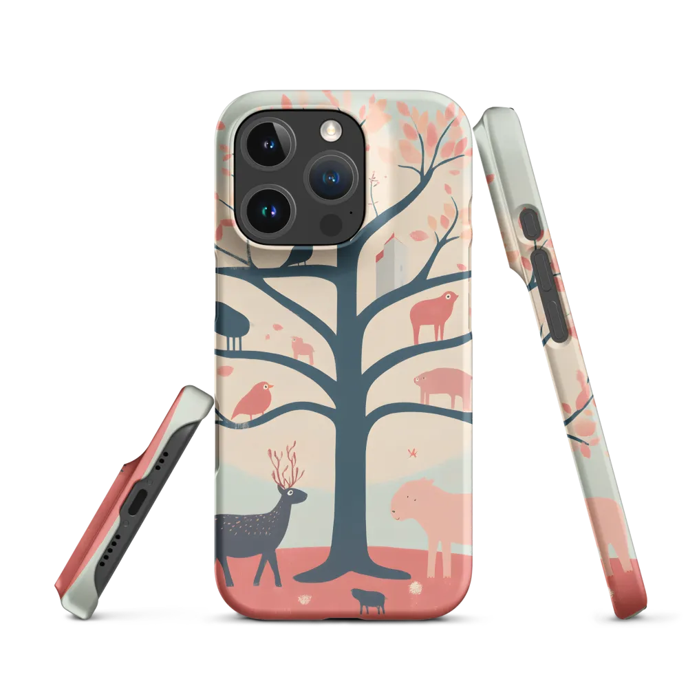 Whimsical Tree with Playful Creatures