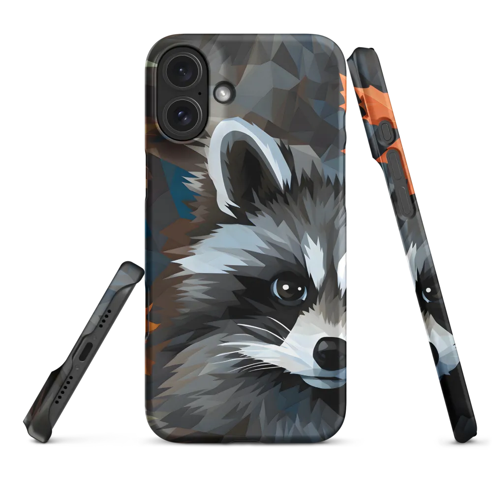 Whispers of Autumn: The Raccoon's Gaze