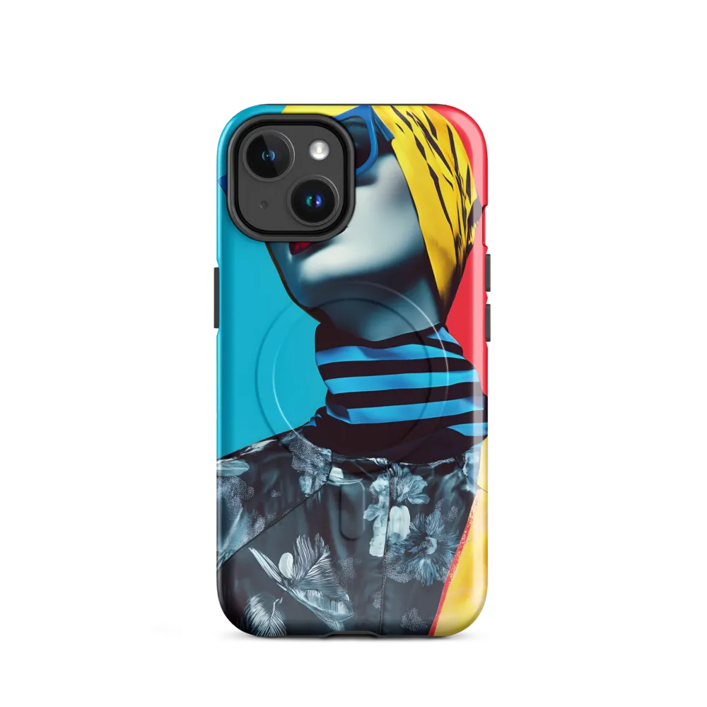 Vibrant Elegance in Modern Fashion | Phone Case |  14 | MagSafe® Tough Case | Glossy