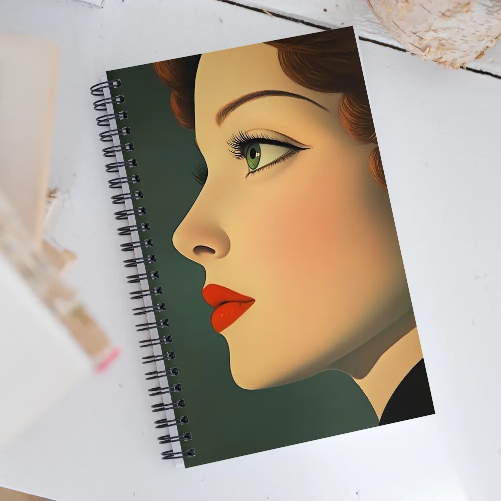 Elegance in Profile | Spiral Notebook