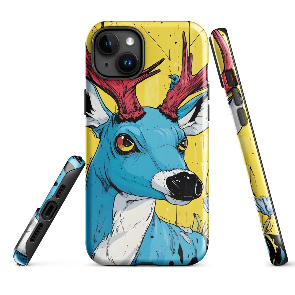 Vivid Antlers: A Modern Take on Nature