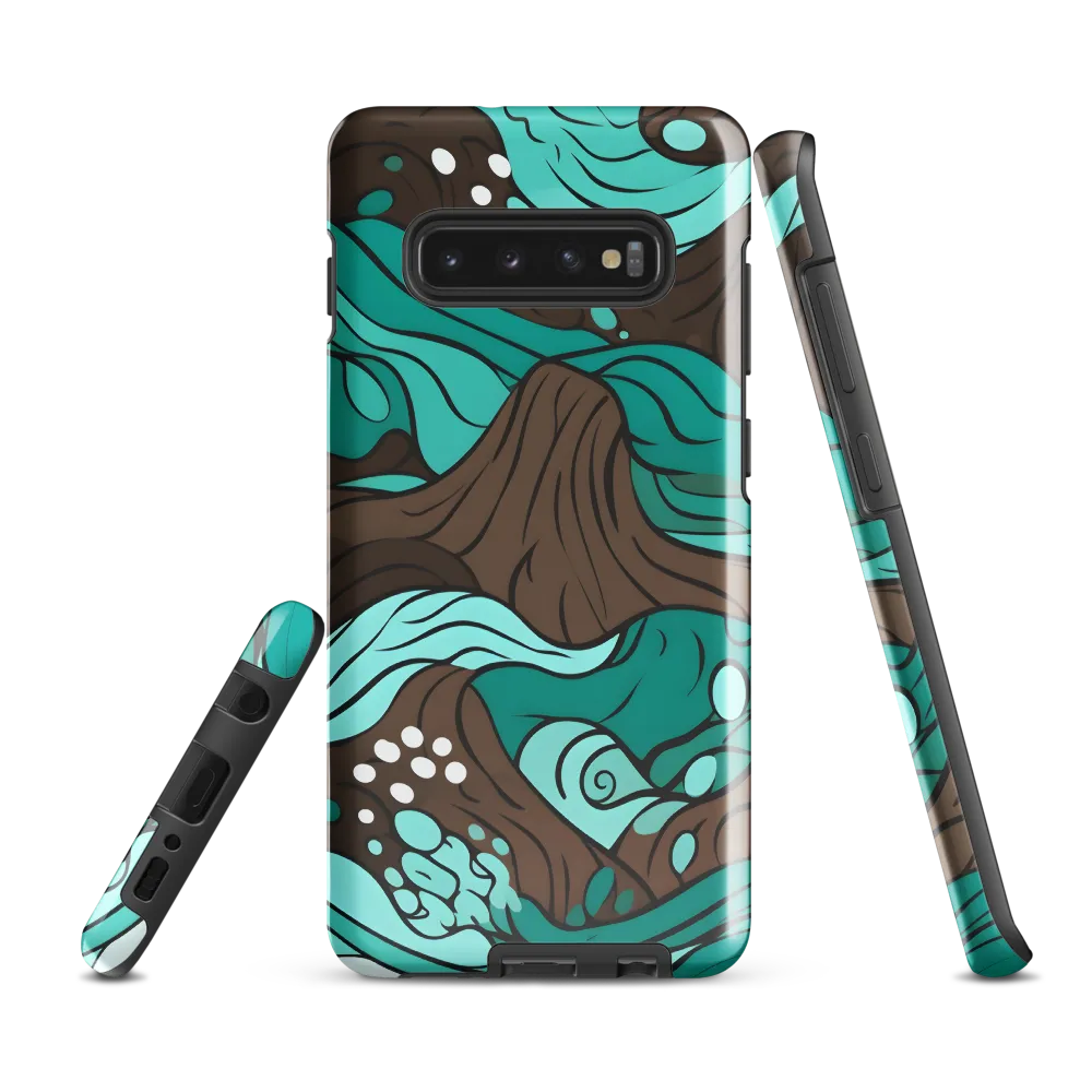 Flowing Horizons | Phone Case |  S10 Plus | Tough Case | Glossy