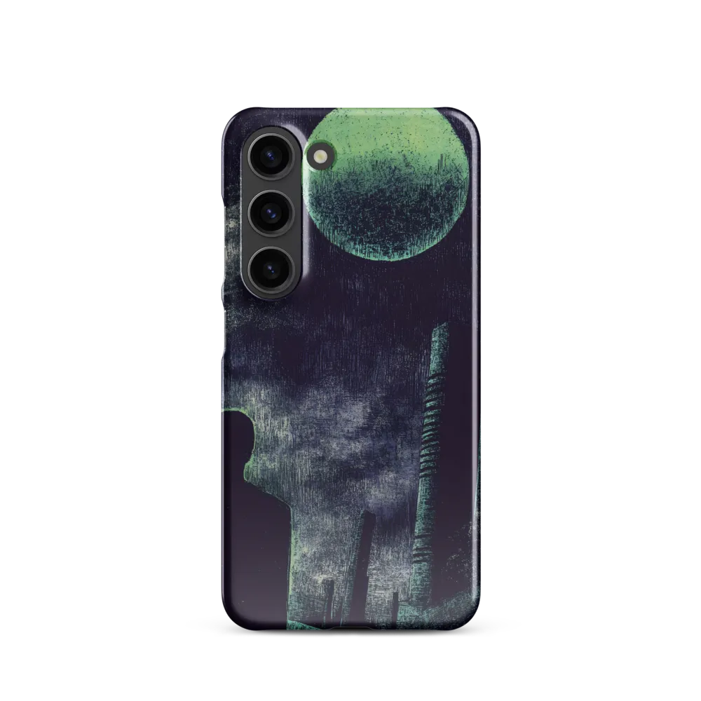 Lunar Solitude | Phone Case |  S23 | Snap Case | Glossy