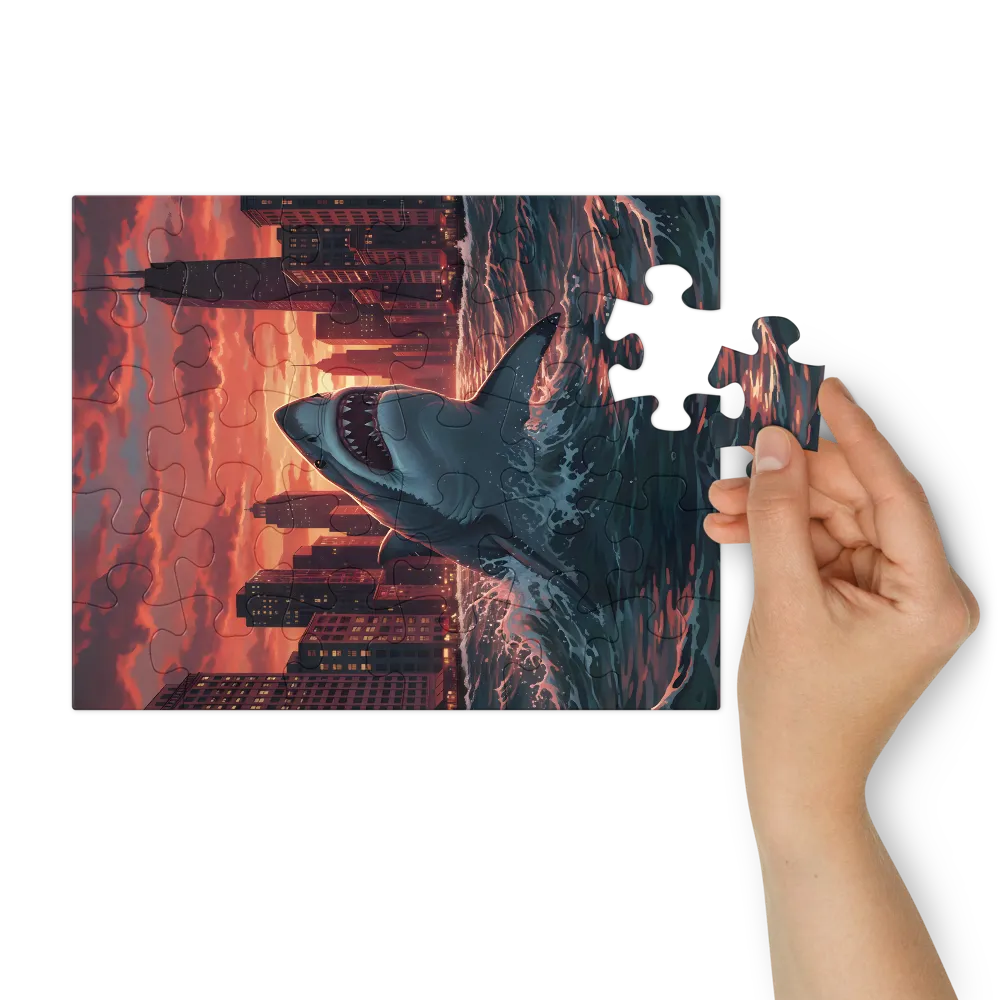 Urban Jaws 
 Jigsaw Puzzle in Tin Box