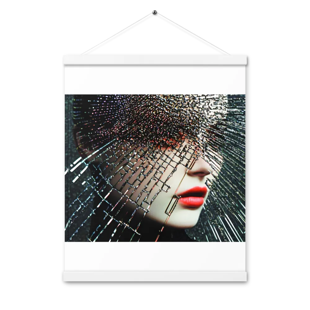 Fractured Identity | Poster With White Wood Hanger | 16″×20″
