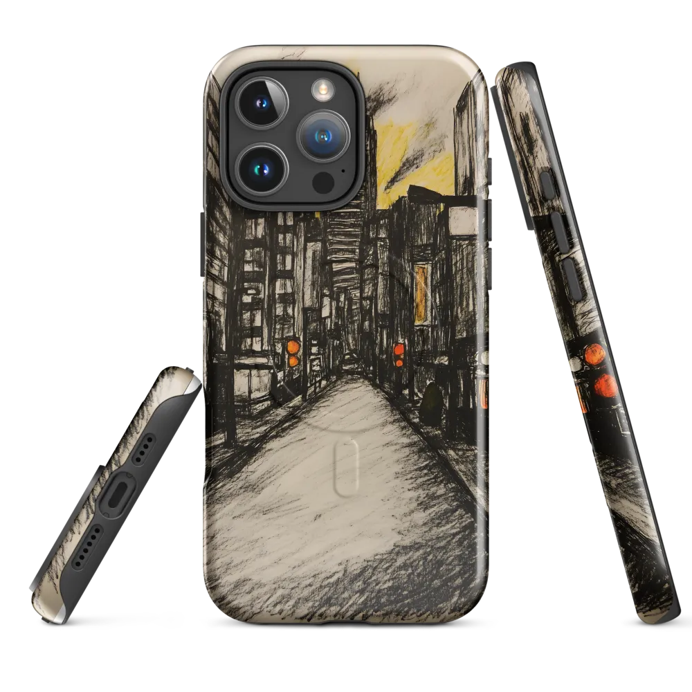 Cityscape of Solitude | Phone Case |  16 Pro Max | MagSafe® Tough Case | Glossy
