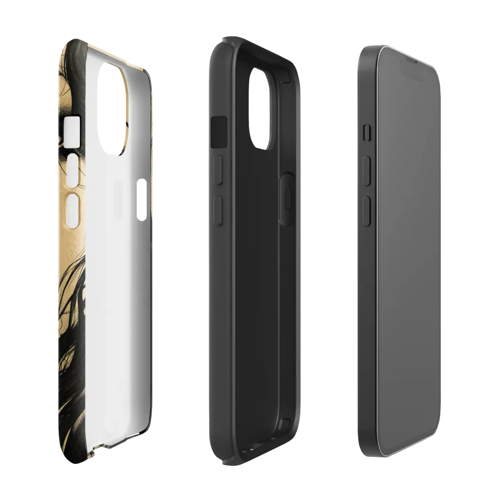 Enigmatic Gaze | Phone Case |  13 | Tough Case | Glossy