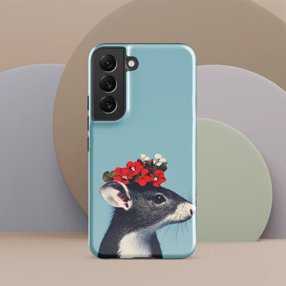 Whimsical Flora: A Mouse's Floral Crown
