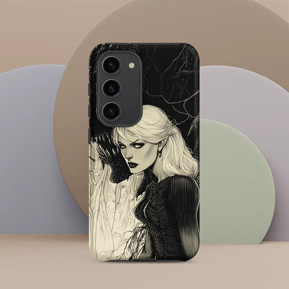 Confrontation in Shadows | Phone Case |  S23 | Tough Case | Matte