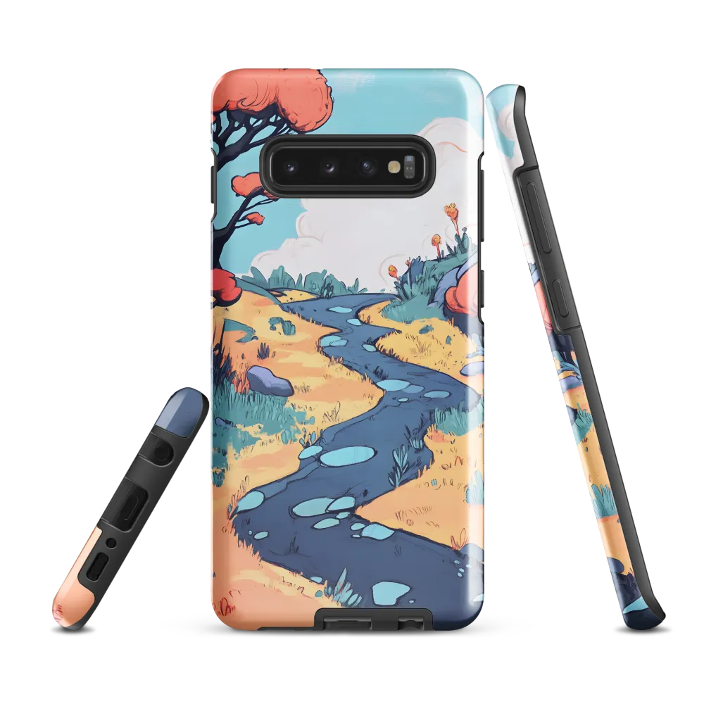 Whimsical Pathway through Enchanted Hills | Phone Case |  S10 Plus | Tough Case | Glossy