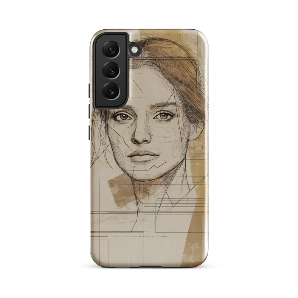 Geometric Elegance: A Modern Portrait