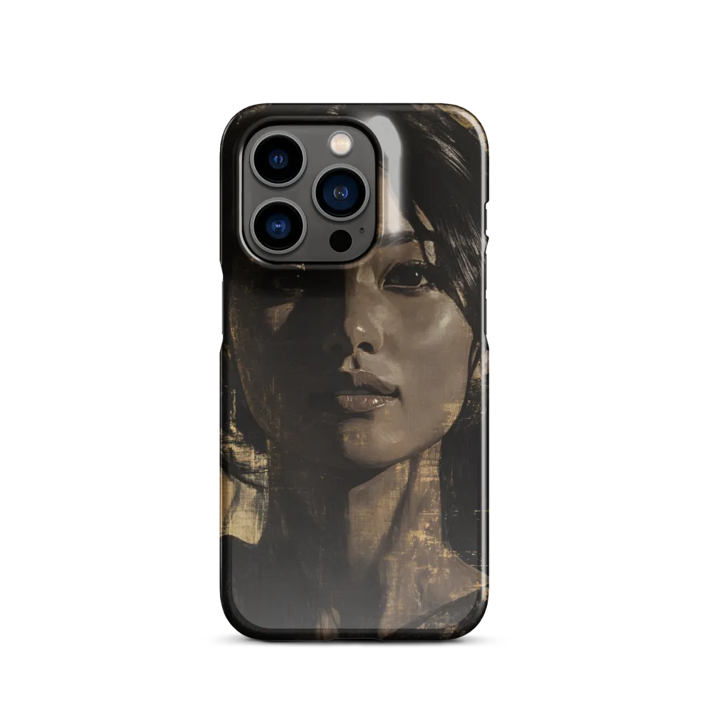 Golden Gaze: A Contemporary Portrait