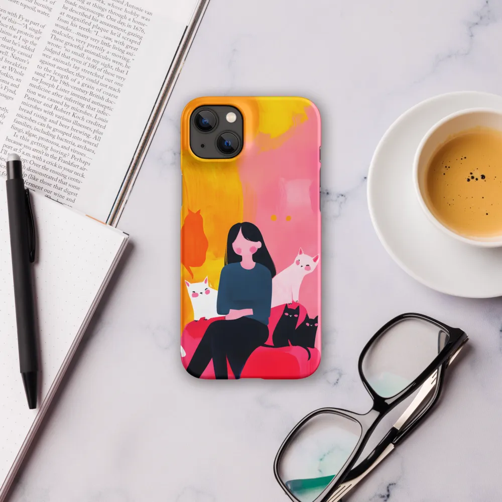 Whimsy in Feline Company | Phone Case |  14 Plus | Snap Case | Matte