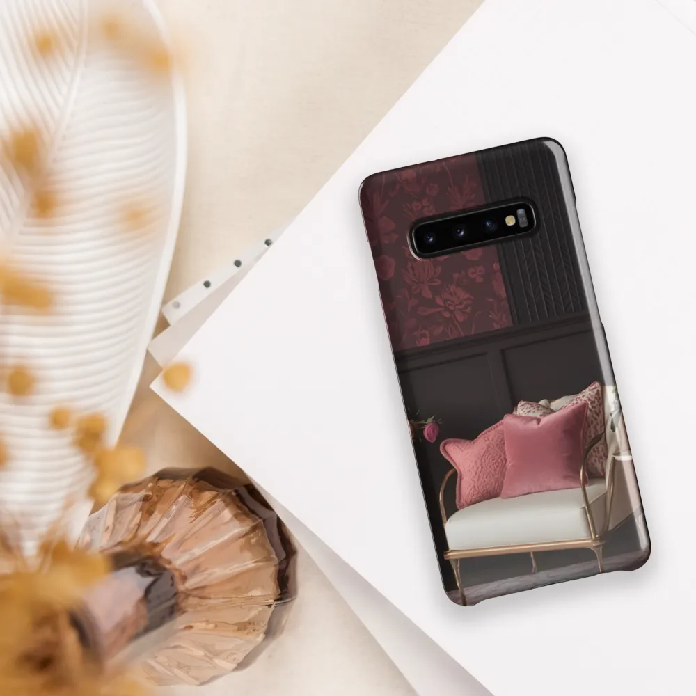 Elegance in Contrast: A Modern Interior Design | Phone Case |  S10 Plus | Snap Case | Glossy