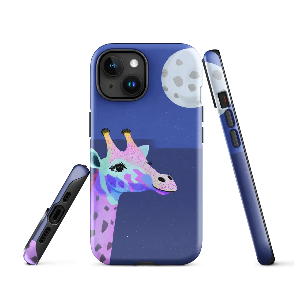 Whimsical Giraffe Under the Stars