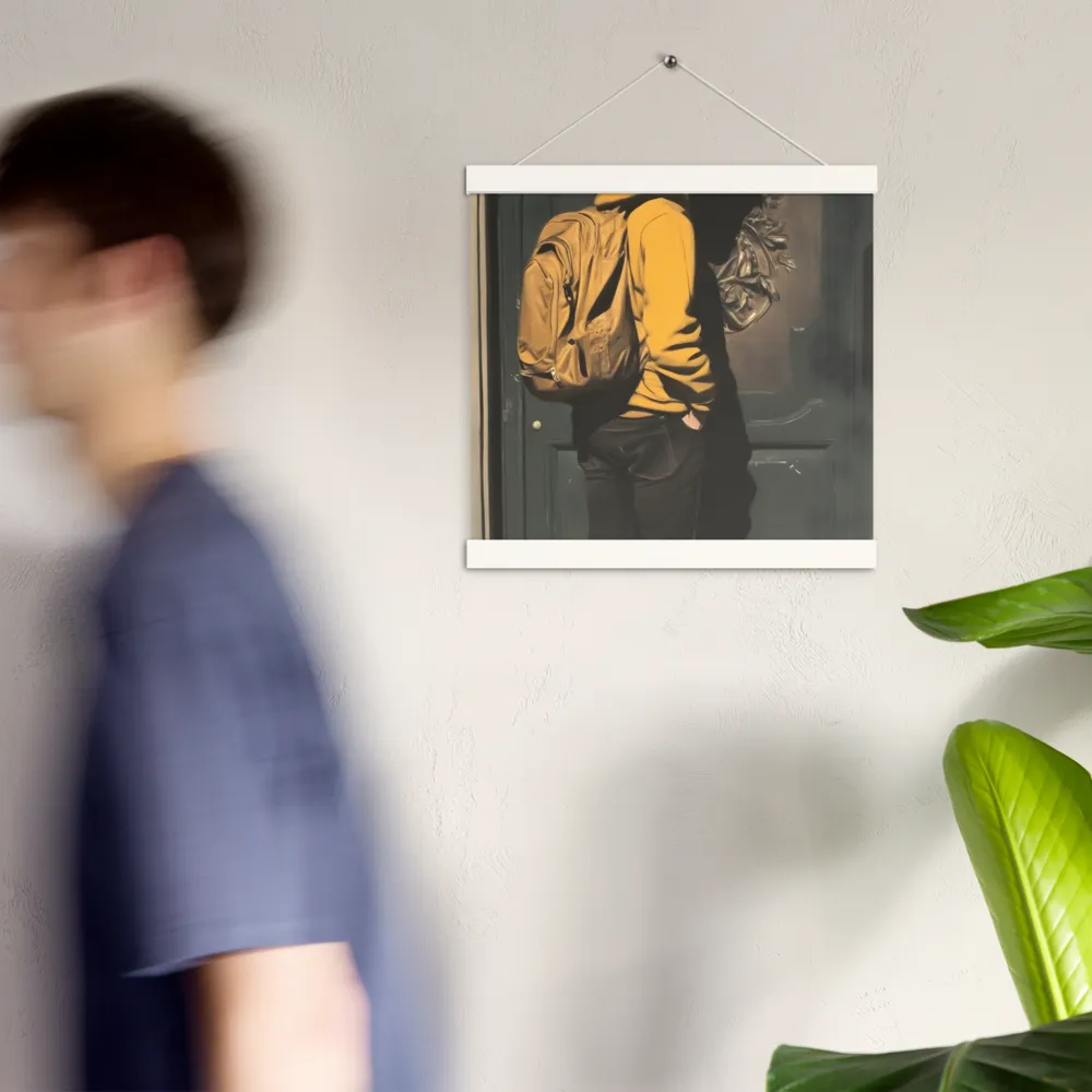 Silent Reflection | Poster With White Wood Hanger | 12″×12″