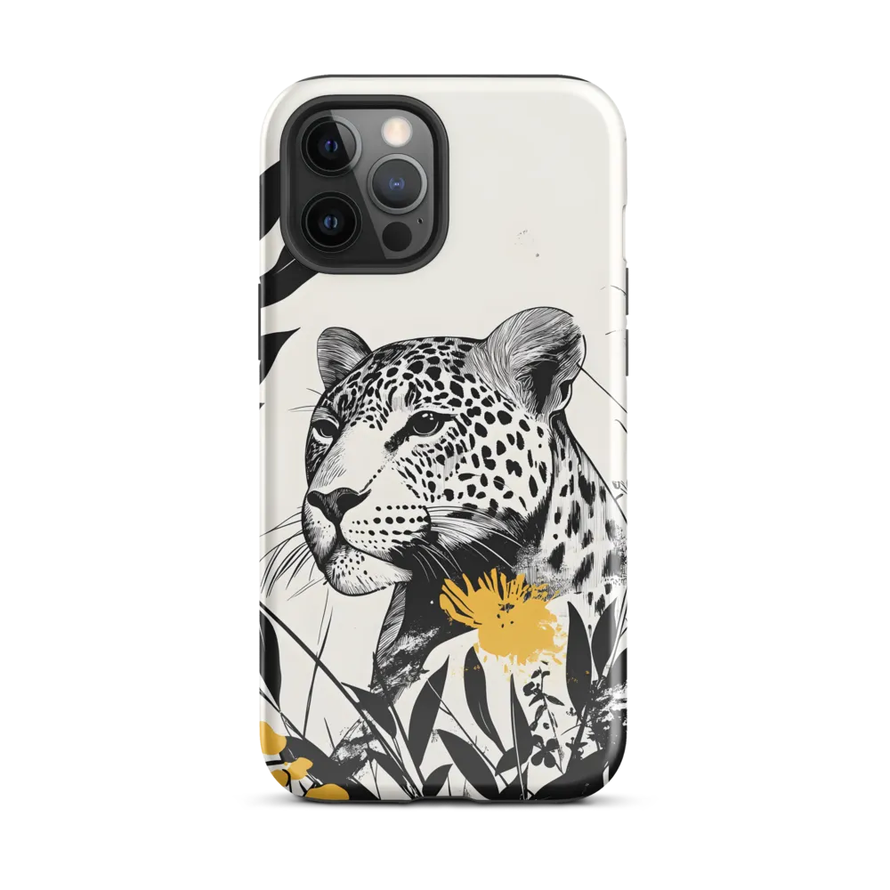 Majestic Leopard Amongst Flora